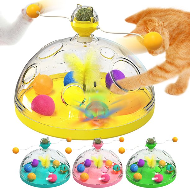 Cat Windmill Interactive Multifunctional Catnip Toy