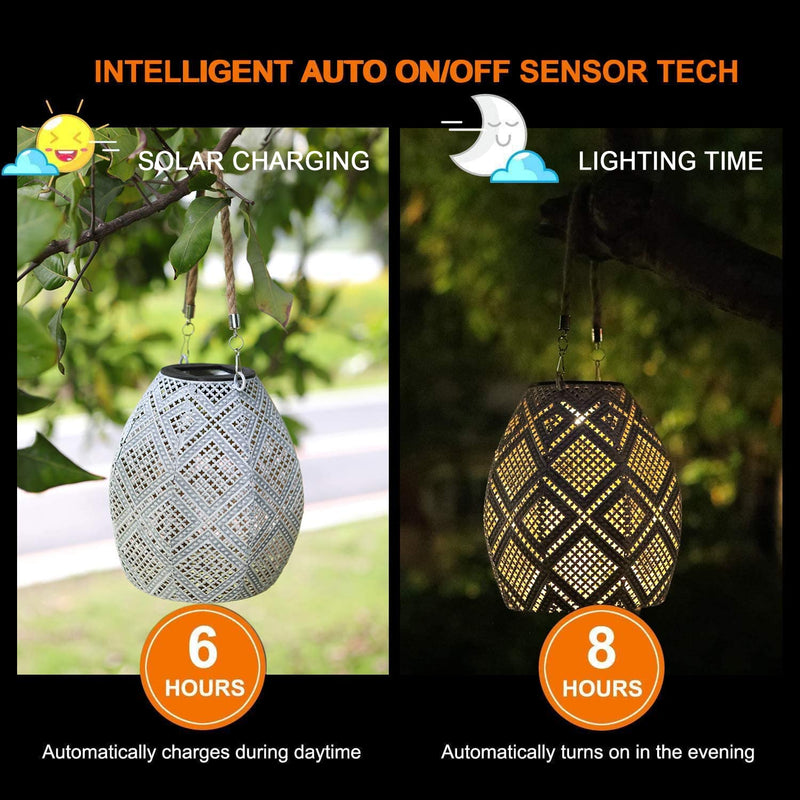 Solar Powered Geometric Pattern Light