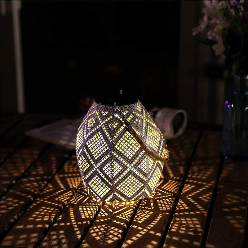 Solar Powered Geometric Pattern Light