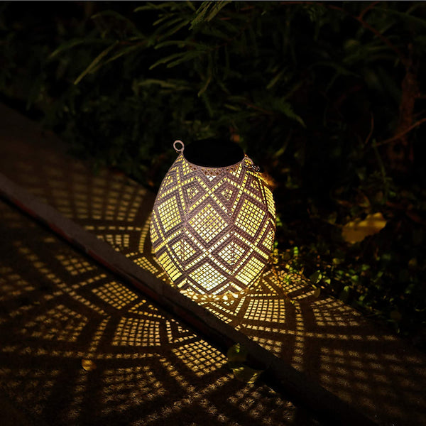 Solar Powered Geometric Pattern Light