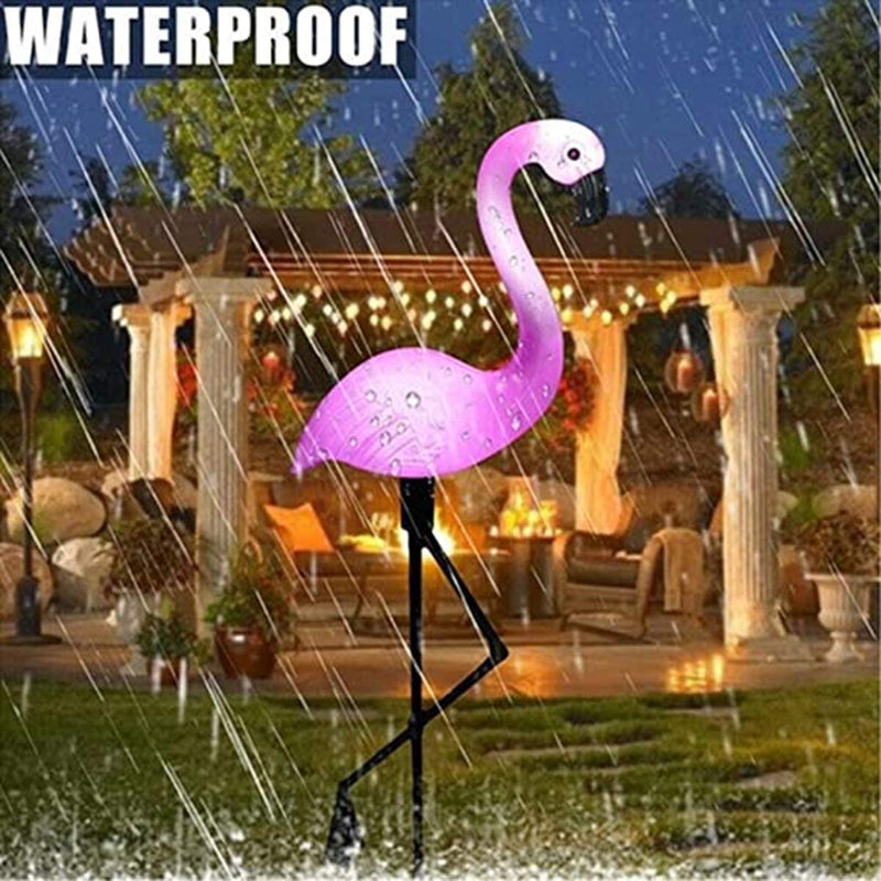 Solar Flamingo Light