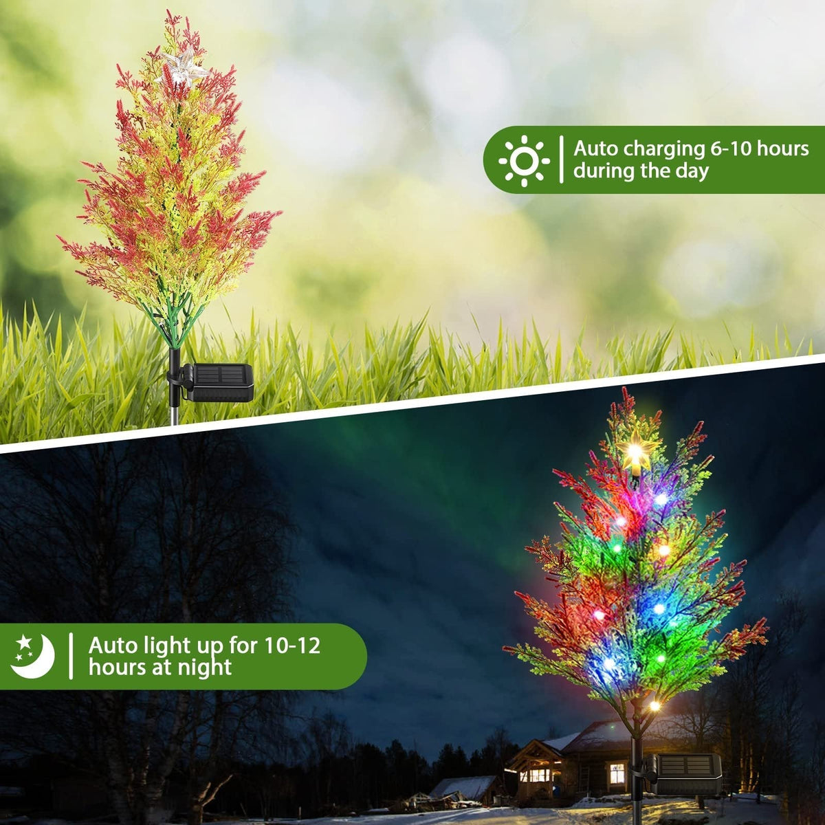 [🏆2025 Fully Upgraded🏆]Solar Cypress Tree Light🌟