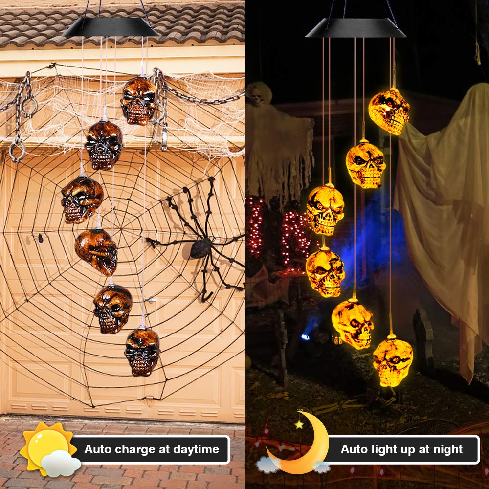 Skull Solar Lights