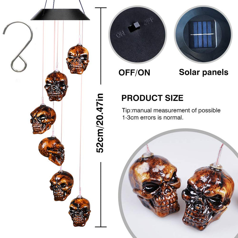 Skull Solar Lights