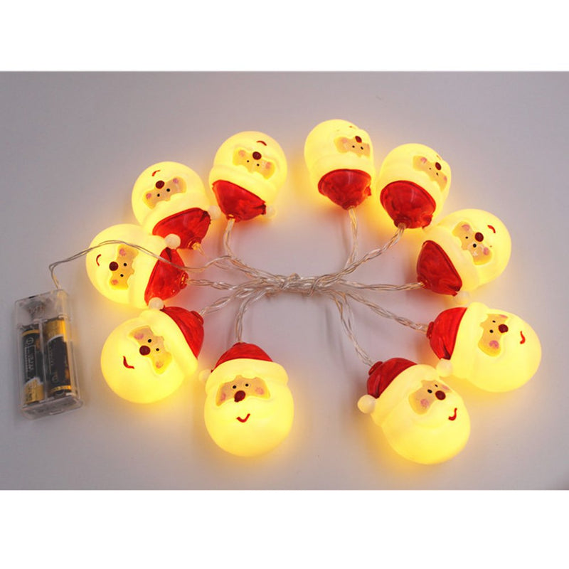 10 LED Santa Head Light