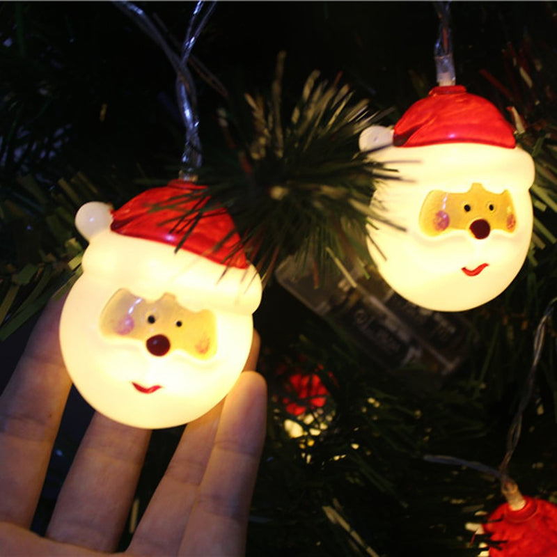 10 LED Santa Head Light