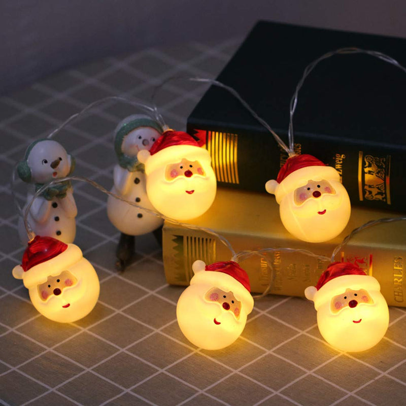 10 LED Santa Head Light