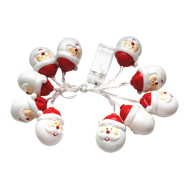 10 LED Santa Head Light