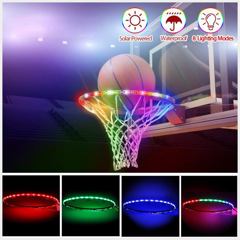 Solar Powered LED Basketball Lights