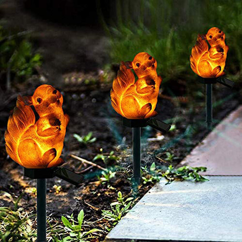 Solar Lawn Squirrel Light