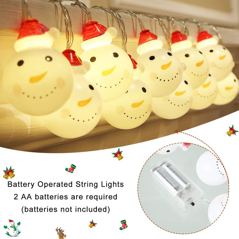 Cute Snowman Christmas Lights