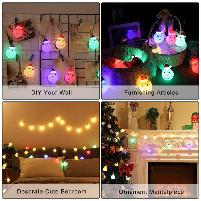 Cute Snowman Christmas Lights