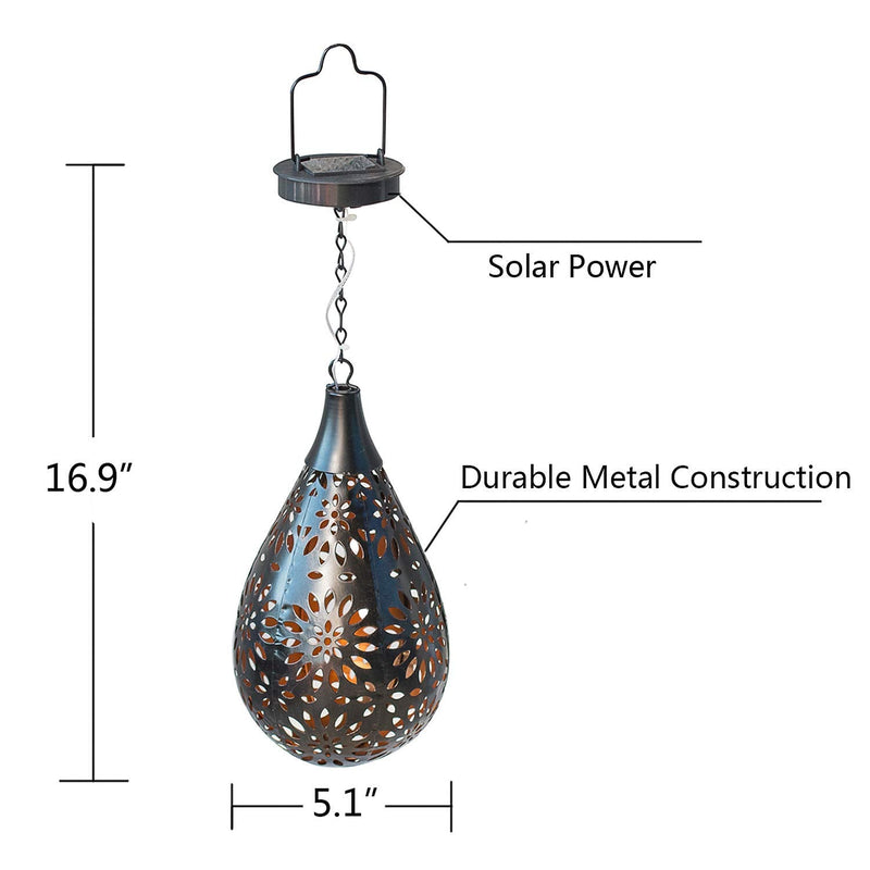 Solar Daisy Water Drops Light