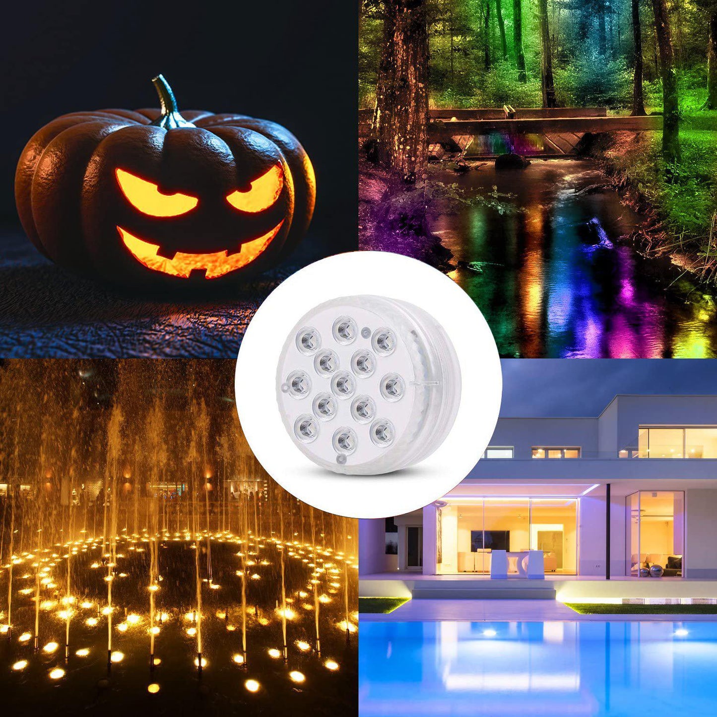 16 Colors LED Pool Lights