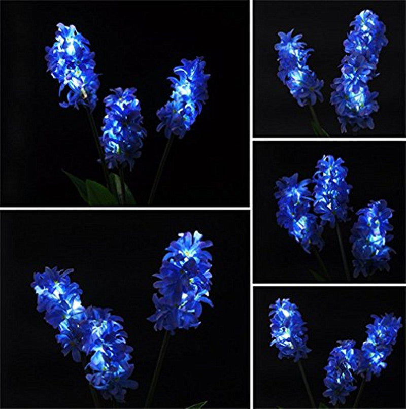 Solar Powered Hyacinth Flower Light