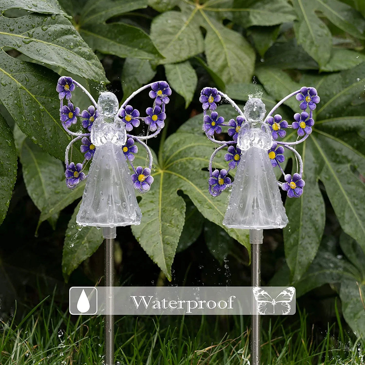 Solar Angel Garden Stake Lights