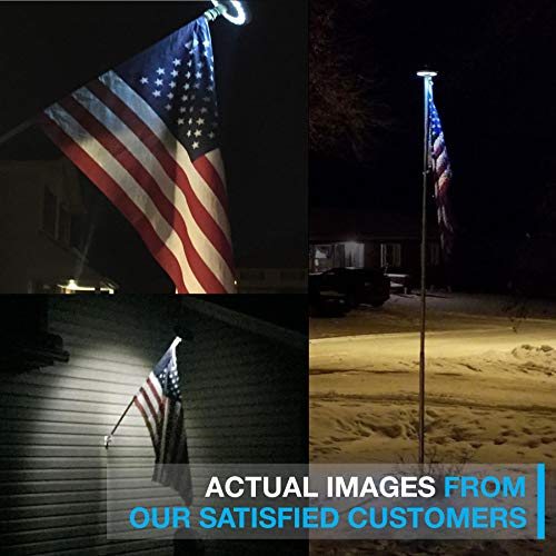 Solar Flag Pole Light