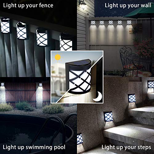 Solar-Powered Wall Mount LED Garden Light