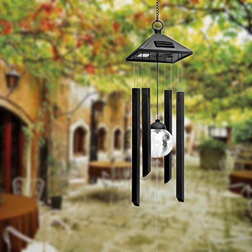 Solar Powered Metal Wind Chime