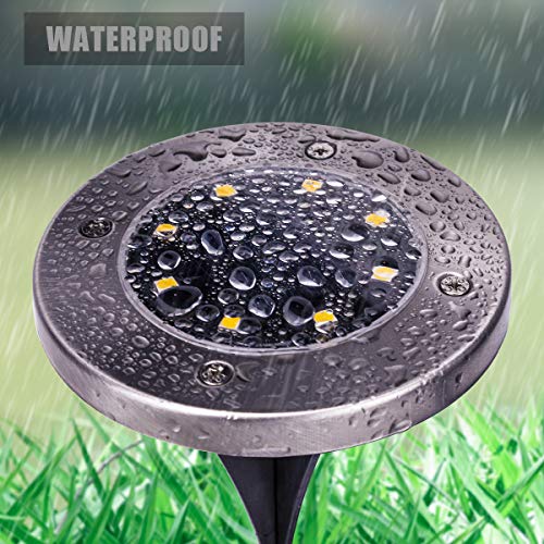 Solar-Powered LED Ground Light