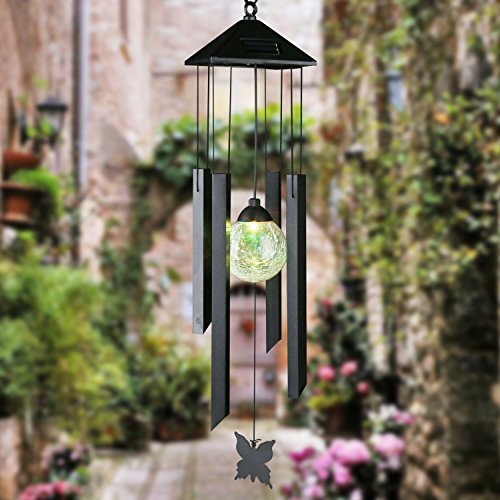 Solar Powered Metal Wind Chime