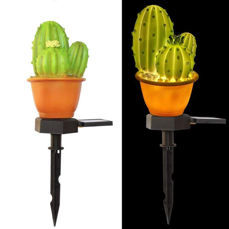 Solar-Powered Prickly Pear Light