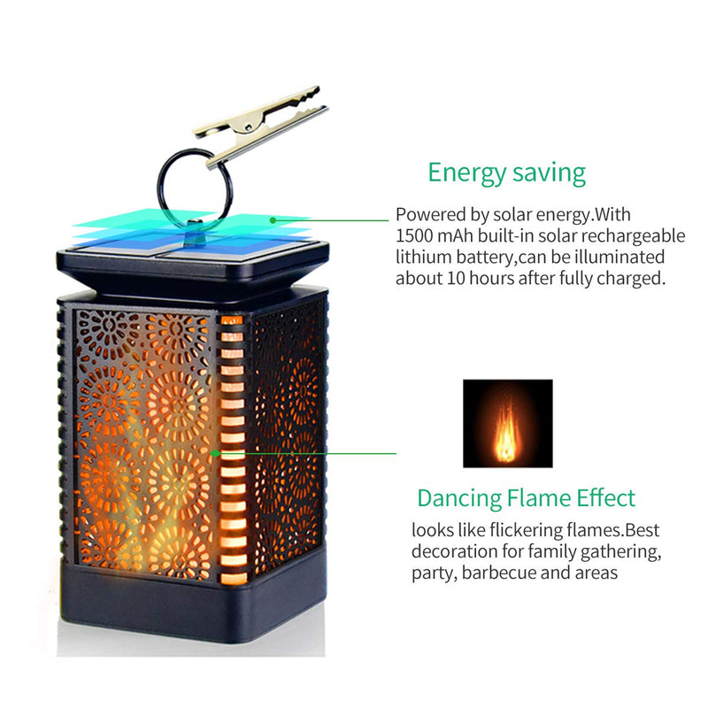 Solar Powered Dancing Flame Light