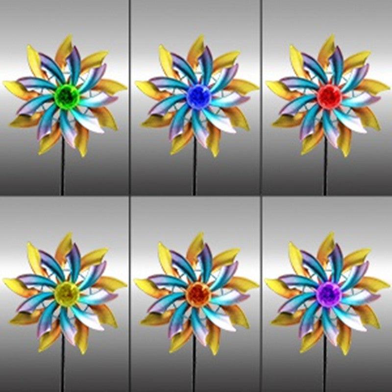 Colorful Sola Wind Spinner