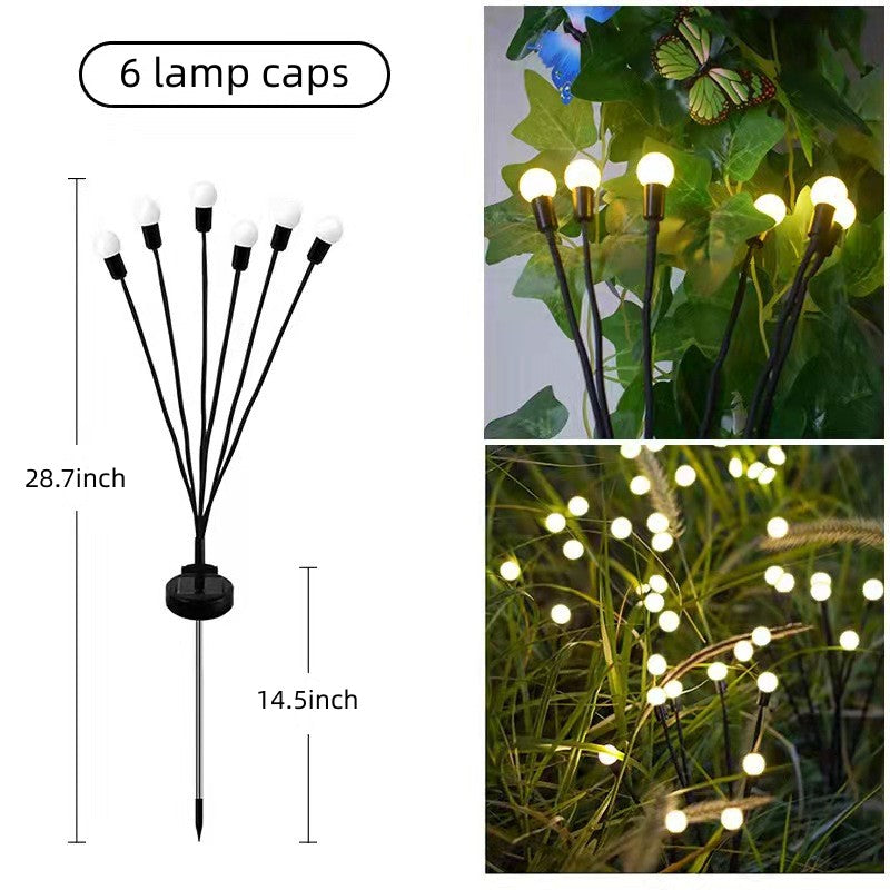 Solar Garden Lights - Starburst Swaying Light, Sway by Wind