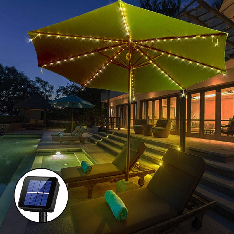 Solar-Powered Patio Umbrella Light