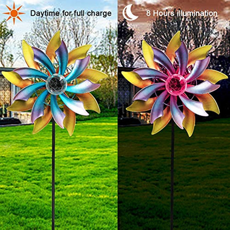 Colorful Sola Wind Spinner