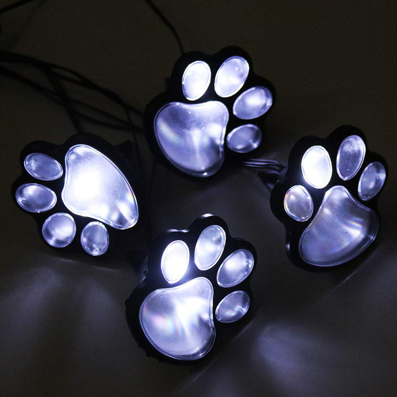 LED Paw Print Solar Light