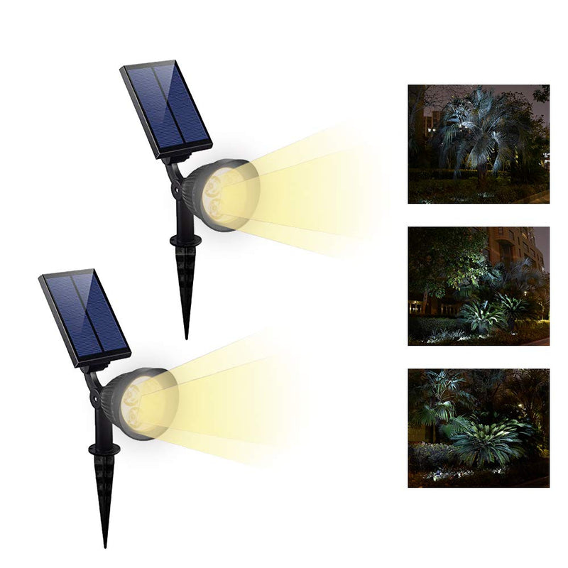 Solar Powered Adjustable Wall Light ( 2 PCS )