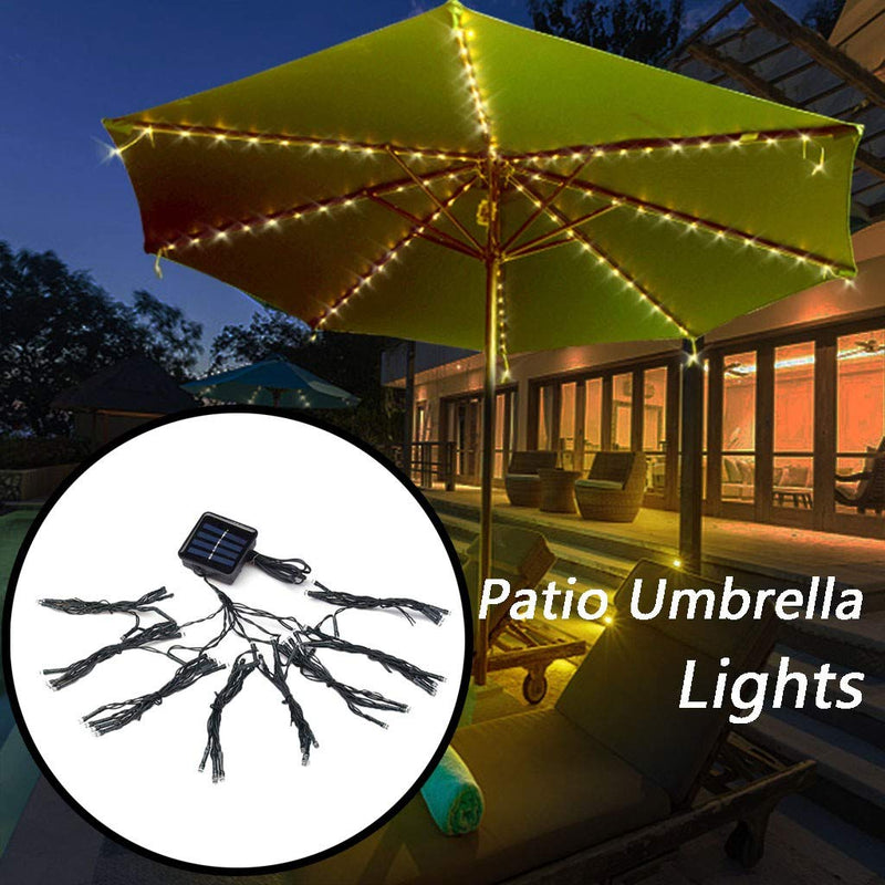 Solar-Powered Patio Umbrella Light