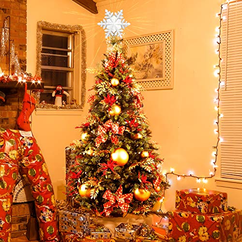 Christmas Tree Topper with Snowflake Projector