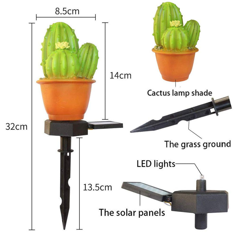 Solar-Powered Prickly Pear Light