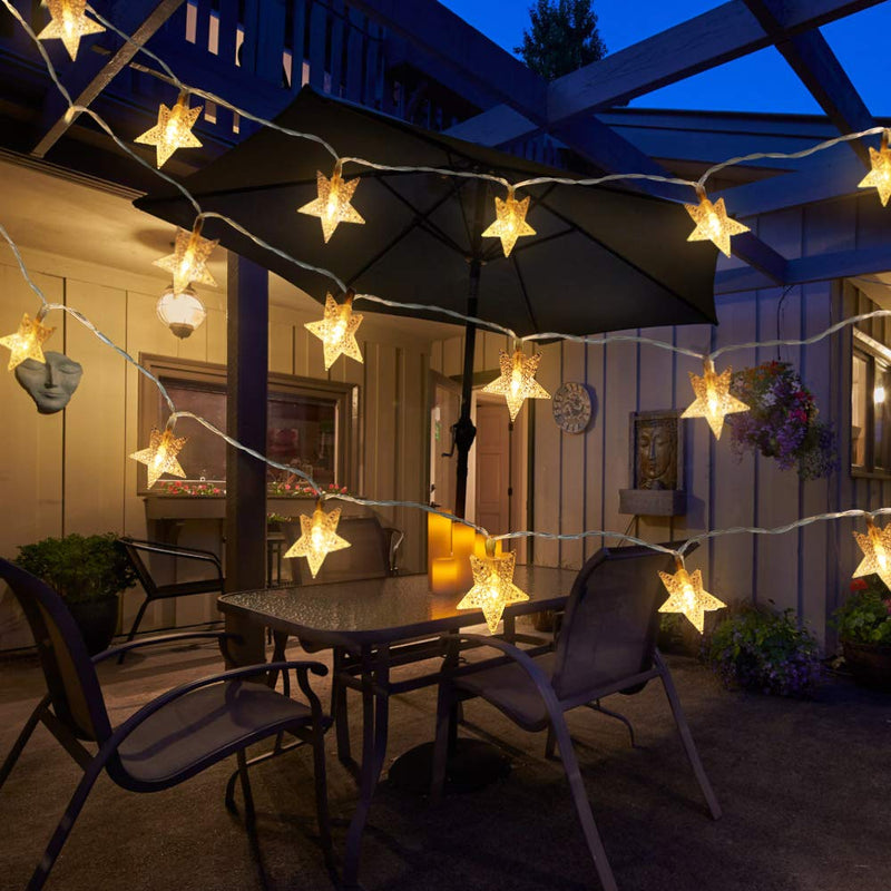 100 LED Star String Holiday Light