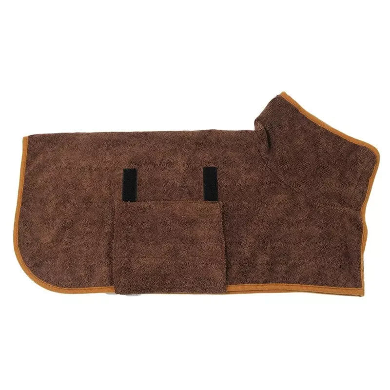 Super Absorbent Pet Bathrobe for Dogs & Cats of All Sizes