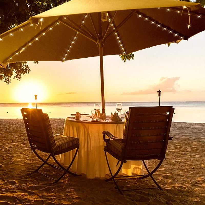 Solar-Powered Patio Umbrella Light