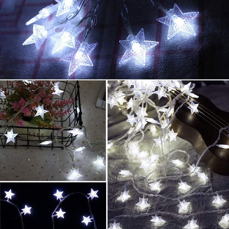 100 LED Star String Holiday Light