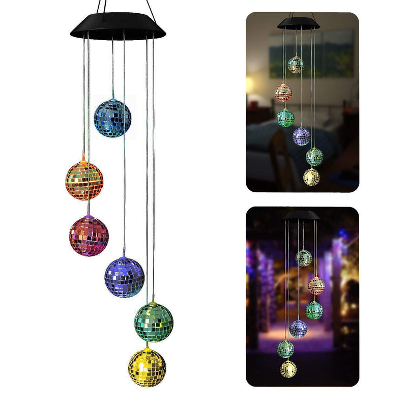 Disco Mirror Ball Solar Light