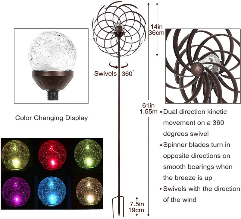 Double Spiral Solar Wind Spinner