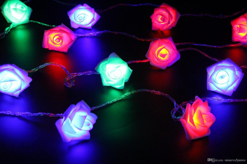 Flower Rose Fairy Light