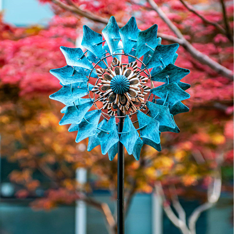 Multicolor Seasonal Solar Wind Spinner