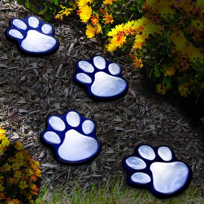 LED Paw Print Solar Light