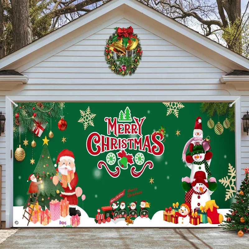 Garage Door Christmas Decorations