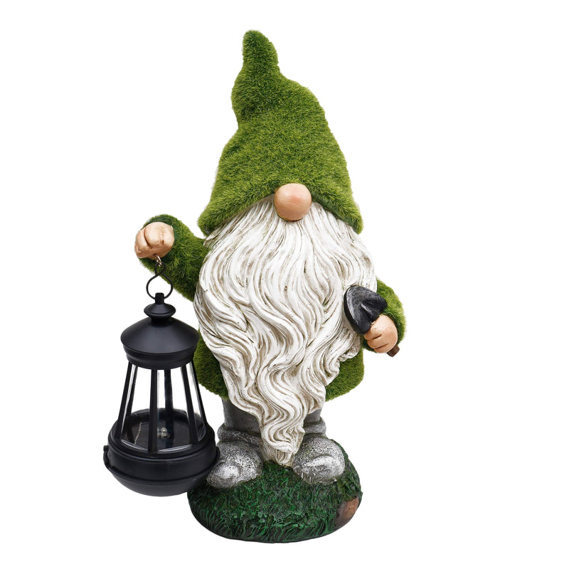 Solar Garden Gnome Statue - Lantern