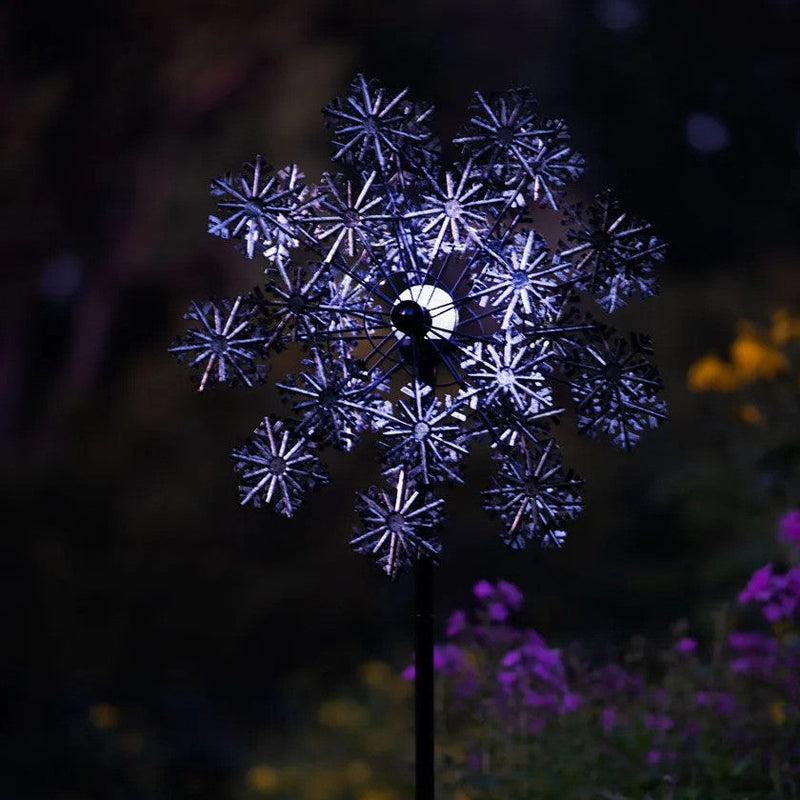 Snowflake Solar Wind Spinner