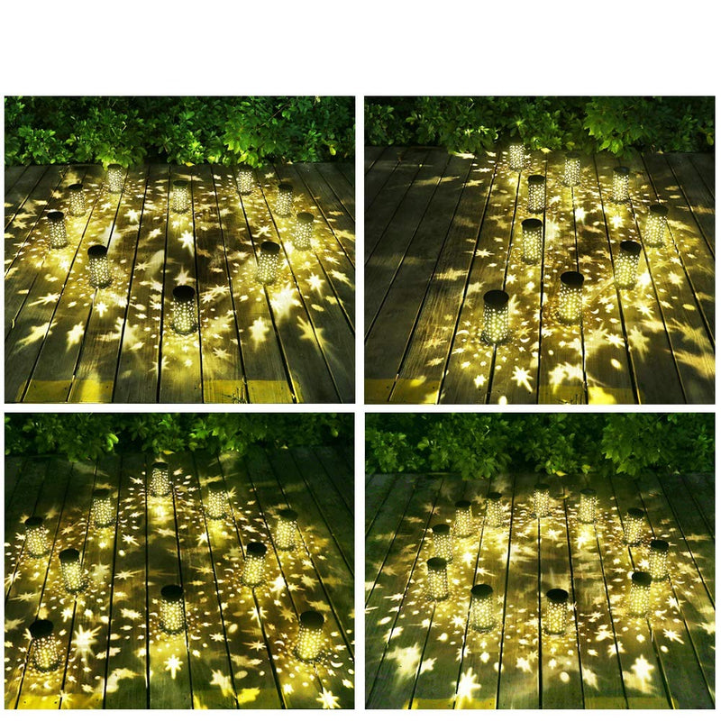 Solar Powered Star Moon Garden Light