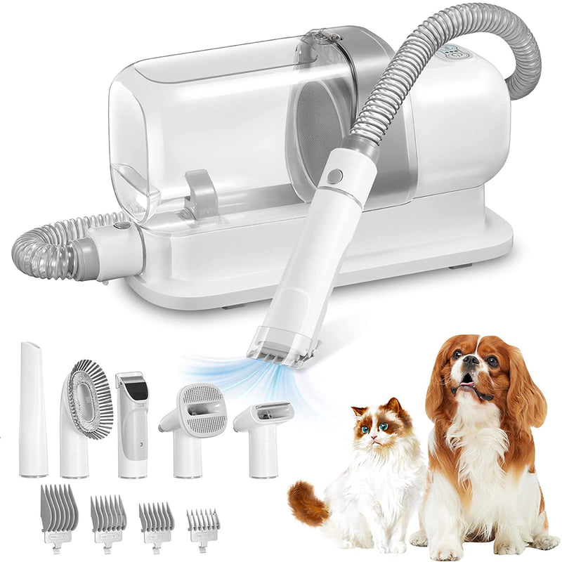 Dog Grooming Kit & Vacuum Suction 99% Pet Hair